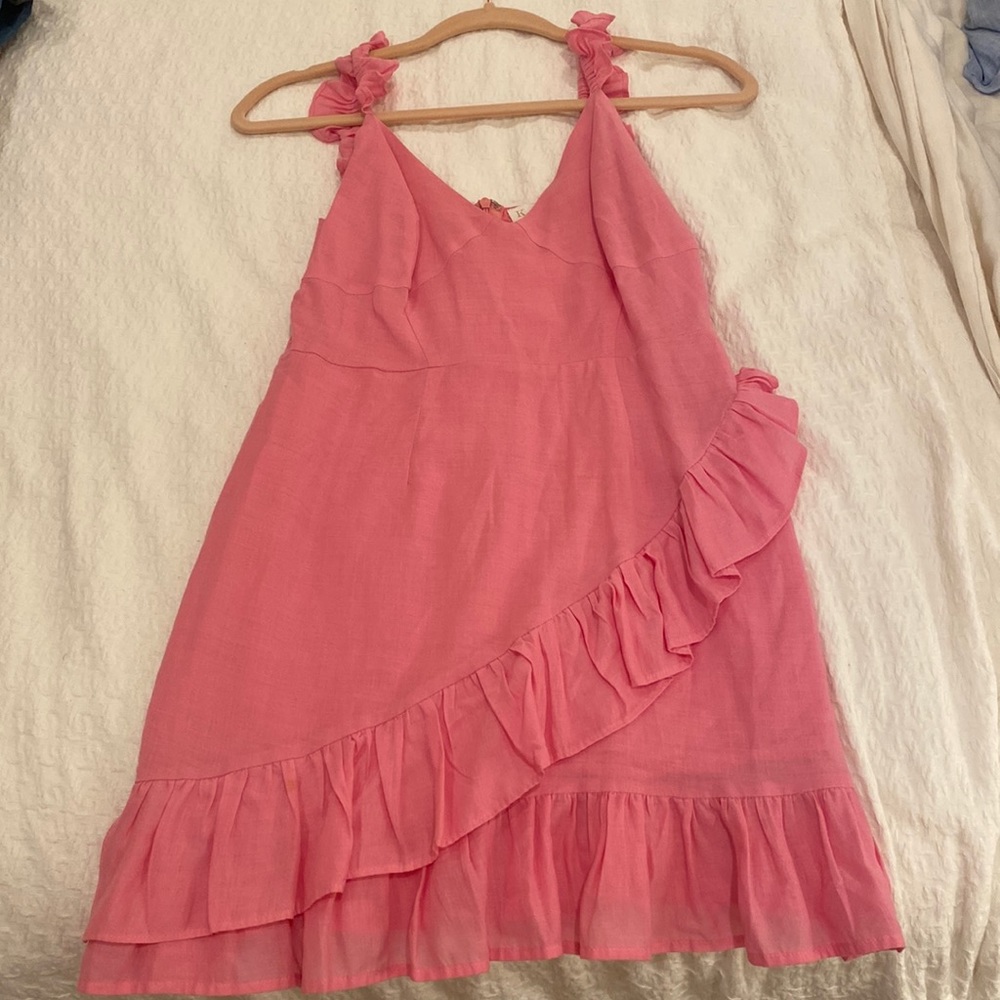 Karlie pink mini dress